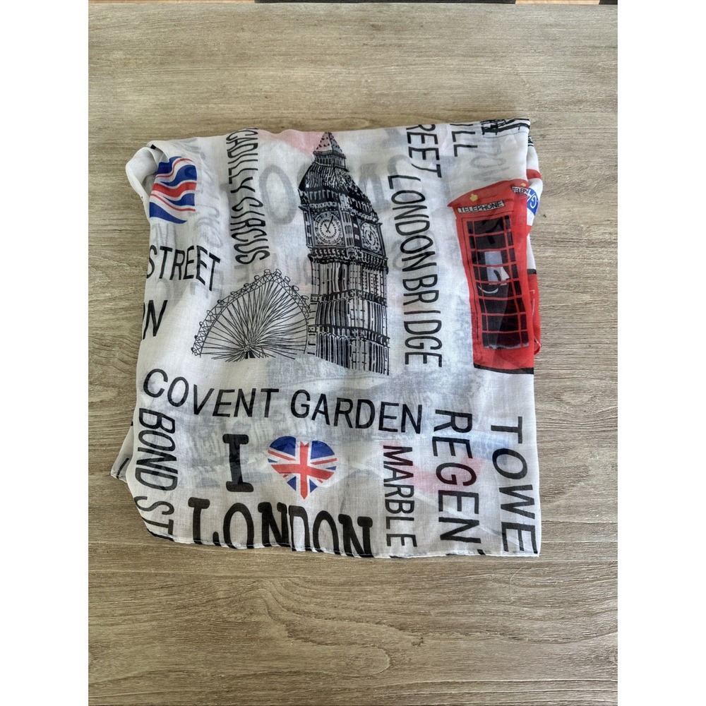 London souvenir scarf 35" x 74"